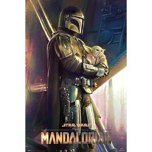 Plakát, Obraz - Star Wars: The Mandalorian - Klan dvou, 61 × 91.5 cm