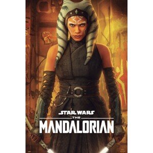 Plakát, Obraz - Star Wars: The Mandalorian - Ahsoka Tano, 61 × 91.5 cm