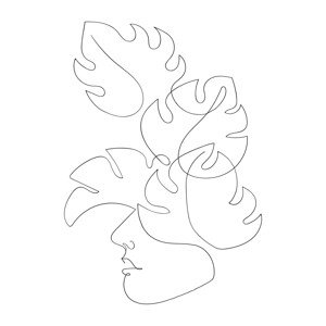 Ilustrace Monstera Crown, Studio Collection, 26.7 × 40 cm