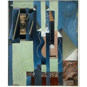 Obrazová reprodukce The guitar., Gris, Juan, 33 × 40 cm