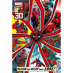 Plakát, Obraz - Deadpool - Shattered, 61 × 91.5 cm