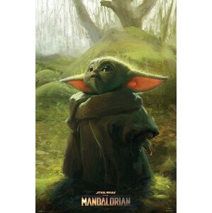 Plakát, Obraz - Star Wars: The Mandalorian - Grogu, 61 × 91.5 cm