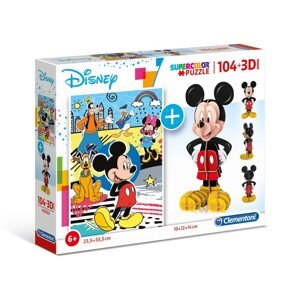 Puzzle Myšák Mickey (Mickey Mouse), 104 ks