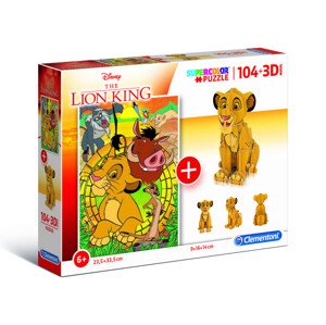 Puzzle Lví Král, 104 ks