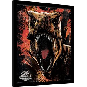 Obraz na zeď - Jurský Park - T-Rex Sketch, 34.3 × 44.5 cm