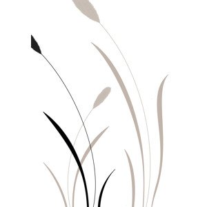 Ilustrace Bunny Grass 02, Studio Collection, 26.7 × 40 cm