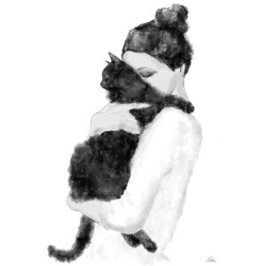 Ilustrace Cat Lover, Studio Collection, 26.7 × 40 cm