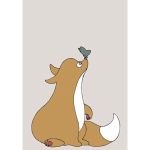 Ilustrace The Fox, Studio Collection, 26.7 × 40 cm