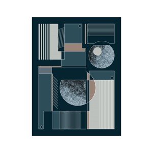 Ilustrace Geometric III, Nordic Creators, 30 × 40 cm