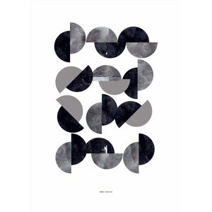 Ilustrace Geometric IV, Nordic Creators, 30 × 40 cm