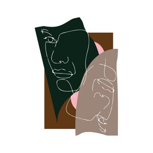 Ilustrace Modern Art III, Nordic Creators, 30 × 40 cm