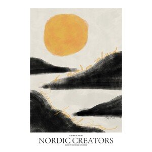 Ilustrace Sunrise, Nordic Creators, 30 × 40 cm
