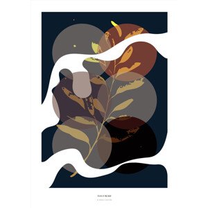 Ilustrace Waves in the deep, Nordic Creators, 30 × 40 cm
