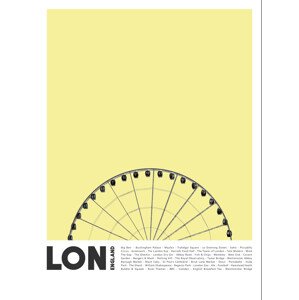 Ilustrace Col London 1, Finlay & Noa, 30 × 40 cm