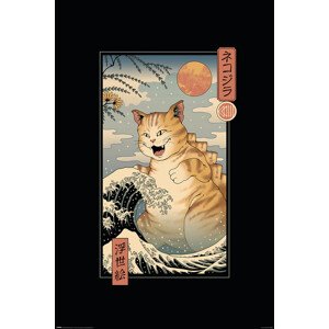 Plakát, Obraz - Vincent Trinidad - Catzilla Ukiyoe, 61 × 91.5 cm