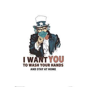 Plakát, Obraz - Vincent Trinidad - Wash Your Hands, 61 × 91.5 cm