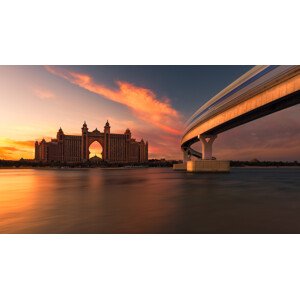 Fotografie Atlantis Sunset, Majid Behzad, 40 × 22.2 cm