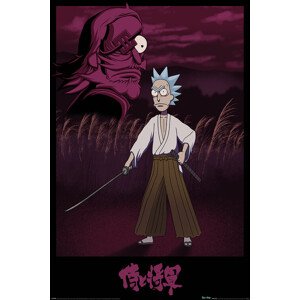 Plakát, Obraz - Rick and Morty - Samurai Rick, 61 × 91.5 cm