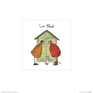 Umělecký tisk Sam Toft - Love Shack, 30 × 30 cm
