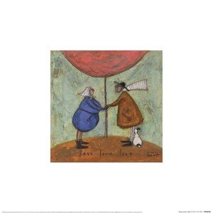 Umělecký tisk Sam Toft - Love, Love, Love, 30 × 30 cm