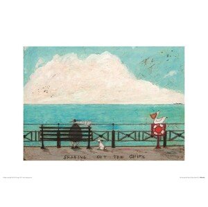 Umělecký tisk Sam Toft - Sharing Out the Chips, 40 × 30 cm
