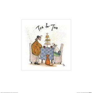 Umělecký tisk Sam Toft - Tea for Two, 30 × 30 cm
