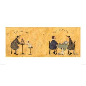 Umělecký tisk Sam Toft - Tea for Two Tea for Three, 50 × 100 cm