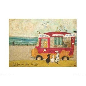 Umělecký tisk Sam Toft - Waiting for Mr Lollyice, 40 × 30 cm