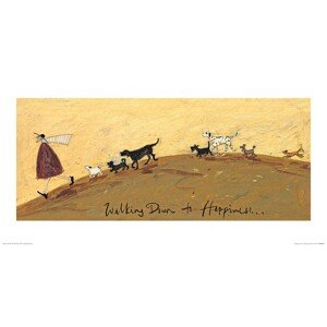 Umělecký tisk Sam Toft - Walking Down to Happiness, 60 × 30 cm