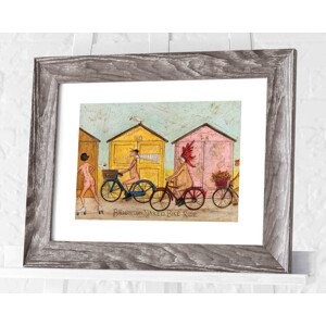 Obraz na zeď - Sam Toft - Brighton Naked Bike Ride, 44.5 × 34.3 cm