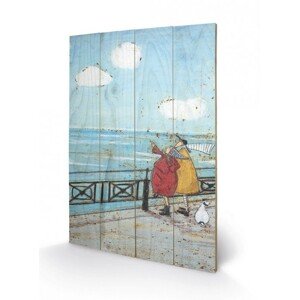 Dřevěný obraz Sam Toft - Her Favourite Cloud, 20 × 29.5 cm