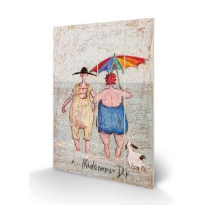 Dřevěný obraz Sam Toft - Midsummer Dip, 24 × 30 cm