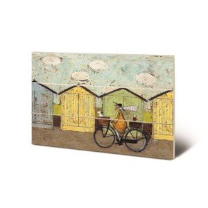 Dřevěný obraz Sam Toft - Off for a Breakfast, 20 × 29.5 cm