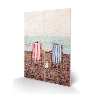 Dřevěný obraz Sam Toft - Perfect Day, 20 × 29.5 cm