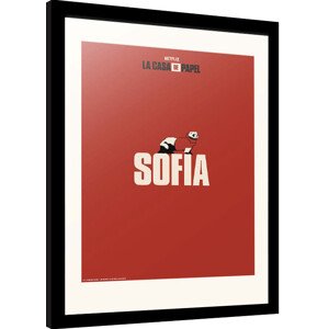 Obraz na zeď - La Casa De Papel - Sofia, 34.5 × 44.3 cm