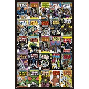 Plakát, Obraz - Star Wars - Covers, 61 × 91.5 cm