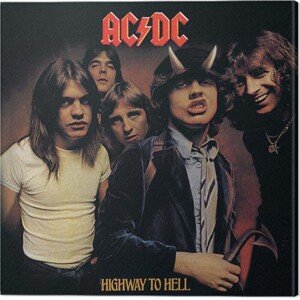 Obraz na plátně AC/DC - Higway in the Hell, 2 - 40×40 cm