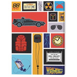 Obraz na plátně Back to the Future - Collection, 2 - 30×40 cm