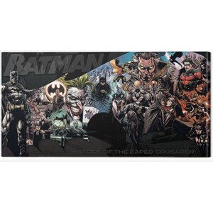 Obraz na plátně Batman - History of the Caped Crusader, 2 - 100×50 cm