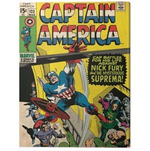 Obraz na plátně Captain America - Superman, 2 - 60×80 cm