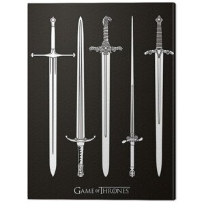Obraz na plátně Game of Thrones - Swords, 2 - 60×80 cm