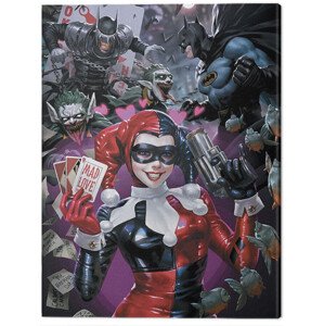 Obraz na plátně Harley Quinn - The One Who Laughs, 2 - 60×80 cm