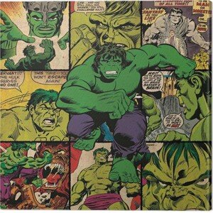 Obraz na plátně Hulk - Squares, 2 - 40×40 cm