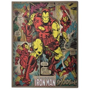 Obraz na plátně Iron Man - Retro, 2 - 80×60 cm