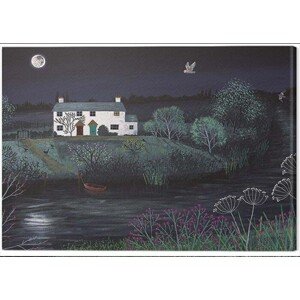 Obraz na plátně Jo Grundy - Moon River, 2 - 80×60 cm