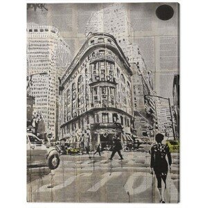 Obraz na plátně Loui Jover - Midtown Walk, 2 - 60×80 cm