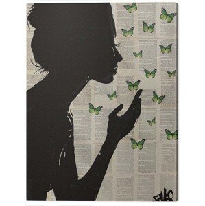 Obraz na plátně Loui Jover - Simplicity - Green, 2 - 60×80 cm