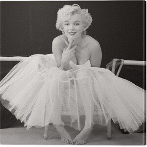 Obraz na plátně Marilyn Monroe - Ballerina, 2 - 40×40 cm