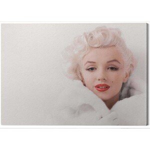 Obraz na plátně Marilyn Monroe - White, 2 - 80×60 cm