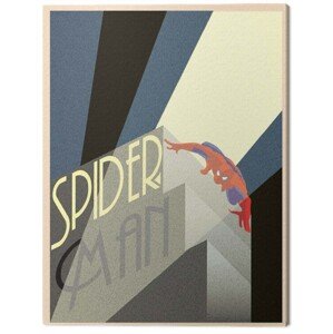 Obraz na plátně Marvel - Spider-Man Building, 2 - 30×40 cm